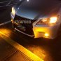 2pcs Amber Yellow H3 10SMD LED Projector Bulbs For Cars DRL Driving Fog Lights