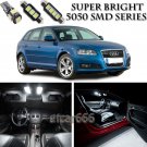 16pcs Xenon White LED Interior Lights Bulb Package Kit For 2006-2012 Audi A3
