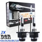 2x 35W D2R HID Xenon Headlight Bulbs OEM Low Beam Light For Audi A8 Quattro 2000