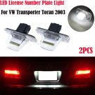 2x LED License Plate Light Lamp For VW T4 Passat B5 B6 Candy Transporter Touran