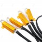 2Pcs LED Load Resistor Kit Wiring Harness 9004 9007 Anti-flicker Canceller Error