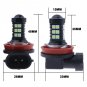 2x H11 High Power Ice Blue 3030 LED Fog DRL Light Projector Bulbs Driving Lamp