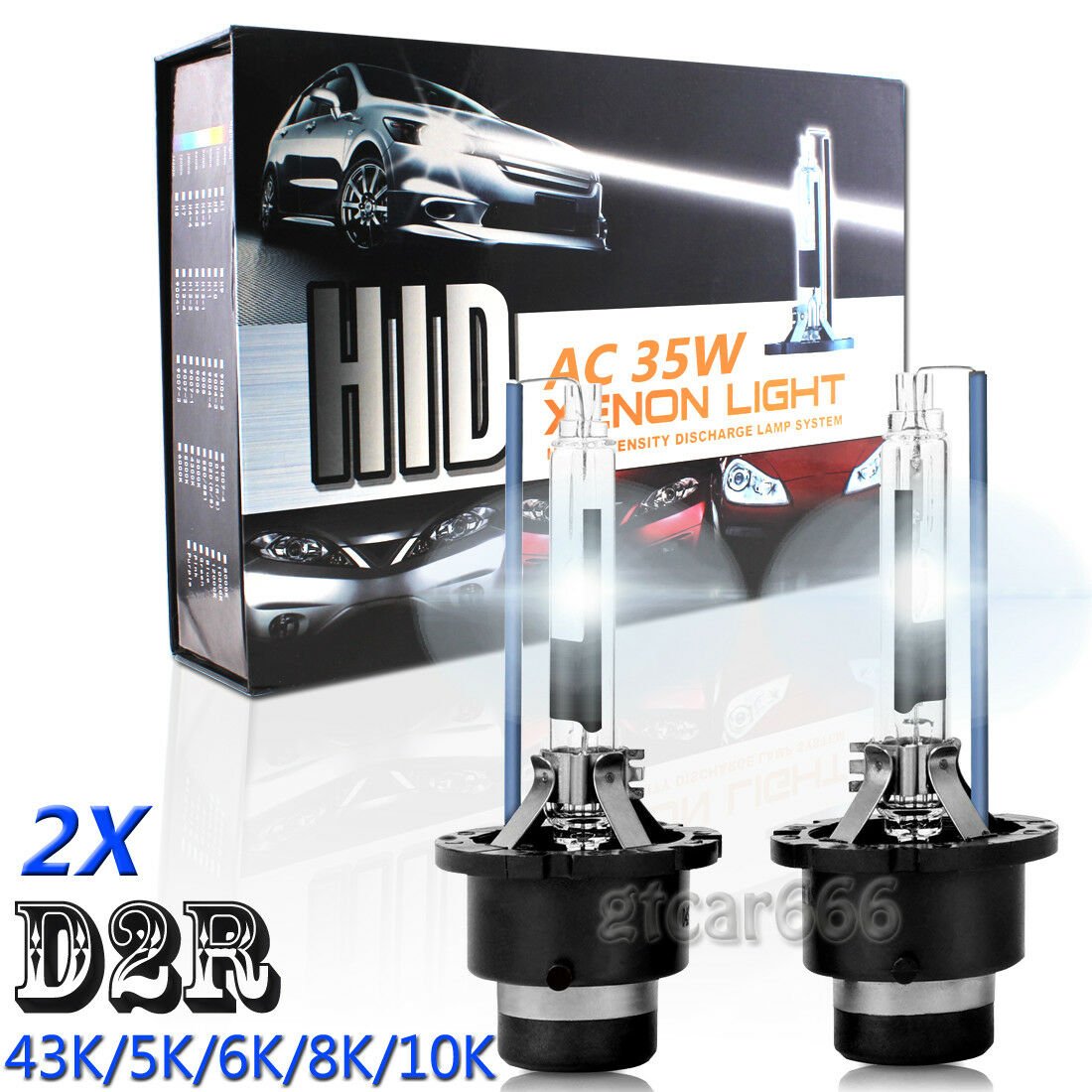 35W D2R HID Xenon Headlight Bulbs OEM Low Beam Light For Acura 43K 5K 6K 8K 10K