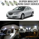 For Acura TL 2004-2008 Xenon White LED Interior + License Plate Light Kit 13Pcs