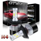 2pcs 198000LM 1320W LED Headlight H4 9003 Hi/Lo 6000K White Bulbs High Power COB