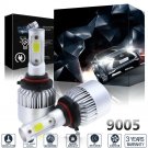 1400W 210000LM COB LED Headlight Bulbs Kit 9005 9140 9145 6000K XENON HID White