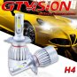 H4 HB2 LED Headlight Bulb Kit 1300W 195000LM High Low Beam 6000K HID Xenon White