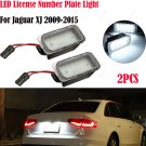 2x White SMD 18 LED License Number Plate Lights Lamp For Jaguar XJ XF Error Free