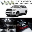 5050 SMD White LED Interior Lights Package Kit For 2008-2015 Toyota Sequoia 15pc