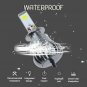 H3 6000K White High Power LED Fog Light Driving Bulbs Foglight Kit w/ Flash Mode