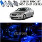 15X Bright SMD Blue LED Interior Light Package Kit For Lexus IS250 2006-2012