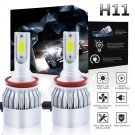 LED Headlight Kit H8 H9 H11 1300W 195000LM Low Beam Fog Light HID Xenon White