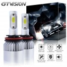 H11 H8 H9 LED Headlight Bulbs 1400W 210000LM 6000K HID White Lamp Conversion Kit