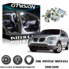 8Pcs White LED Lights Interior Package Kit For 2000 - 2008 2009 Pontiac Montana