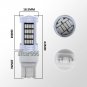 2X 92-4014SMD 7443 7440 LED GREEN Daytime Running Light Backup Reverse Lamp Bulb