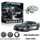 Super Bright Xenon White 6000K Kit LED Interior Car Lights For Mazda RX7 FD3S