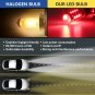 2X 15SMD H3 Red Projector LED Fog Driving Light Bulbs Daytime Running Light DRL