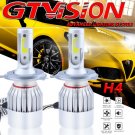 2018 H4 9003 HB2 1300W 195000LM LED Car Headlight Kit Hi/Lo Beam 6000K HID White
