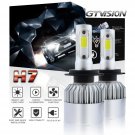 H7 LED Headlight Bulbs 210000LM 1400W 6000K Bright White Conversion Kit 2Sides