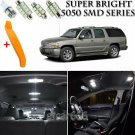 14 x Xenon White Interior & Tag LED lights Package For 2000 - 2006 GMC Yukon