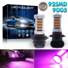 2x 92SMD 9005 HB3 Car LED Bulb Fog Light Lamp Pink Purple Daytime Running Lights