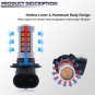2x 92SMD 9005 HB3 Car LED Bulb Fog Light Lamp Pink Purple Daytime Running Lights