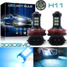 2X H8 H11 H9 Fog Daytime Running Light Projector LED Driving Bulb Ice Blue 8000K