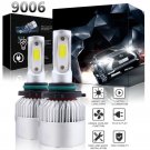1400W 210000LM 2 Sides LED headlight Kit COB 9006 HB4 6000K XENON White Bulbs X2
