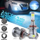2x 9005 HB3 8000K Ice Blue LED Fog Driving DRL Light Bulbs Bright w/ Flash Mode