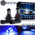 2x Super Bright Ultra Blue LED 9006 HB4 High Power Fog Light Driving Bulbs DRL