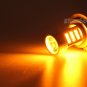 2x H7 Yellow Amber 72-4014-SMD LED For Car Fog Light Driving Bulbs DRL Lamp