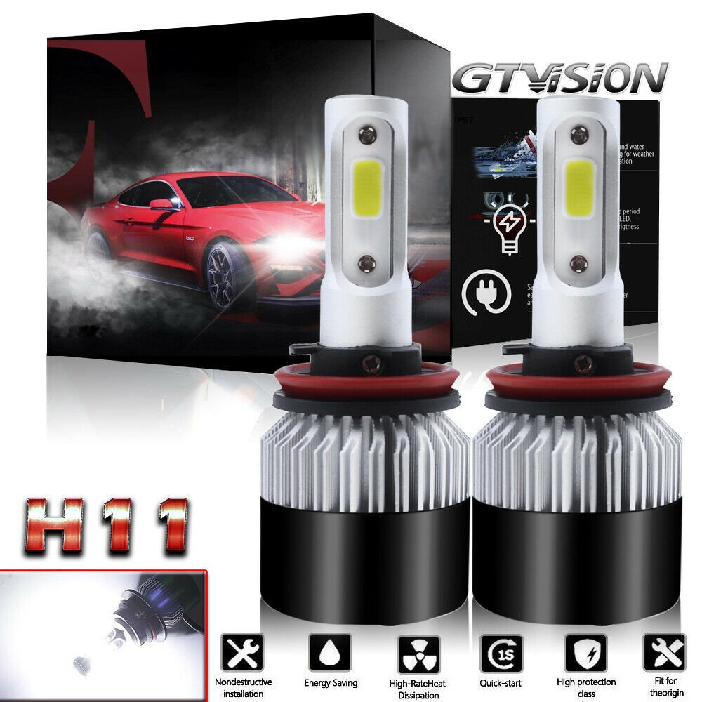 2x LED Headlight Bulb For 2008-2016 Freightliner Cascadia Commercial Truck White