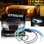 30cm Slim LED Headlight Eyebrow DRL Strip Light Turn Signal Flowing White Amber