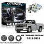 14Pcs White Interior LED Light Kit Pack For Chevrolet Silverado 2500HD 2011-2014