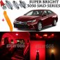 12 x Ultra Red Interior LED Lights Kit + TOOL For 2012 - 2017 Toyota Camry