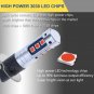 2x H3 12V 3030 LED Fog Light Bulb Driving Light Replacement 15SMD Ultra Red DRL