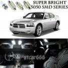 14 x Xenon White LED Interior Light Package Kit For Dodge Charger 2006 - 2010