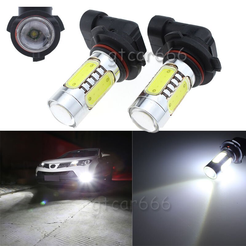 2pcs White 9006 9012 HB4 High Power CREE LED Bulb For Driving Fog Light Lamp