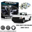 14Pcs Bright White LED Interior Light Package Kit For Chevy Silverado 2007-2013