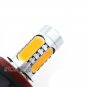 2pcs H11 H8 Amber LED Projector Bulb High Power Fog Light Daytime Running Light