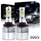 210000LM 1400W LED Headlight Conversion Bulb 9005 HB3 H10 9145 6000K White Pair