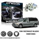 13x Bright White LED Interior Lights Package Kit For Chevrolet Blazer 2000-2005