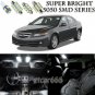 12 x Xenon White LED Interior Light Package Kit For Acura TSX 2004 - 2014
