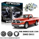 11PCS White 6K Interior LED Light Package For 2002-2011 Dodge Ram 1500 2500 3500