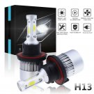 1400W 210000LM COB LED Headlight High Low Beams H13 9008 6000K White Bulbs Pair