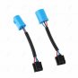 2x Wiring Harness Adapter Sockets Plug 9007 to H4 9003 Connector Head Light Plug
