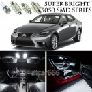 5050 SMD White LED Interior Light Package Kit For 2014-2015 IS250 IS350 ISF 15pc