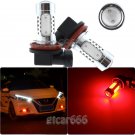 2x H11 H8 Red COB LED Projector Bulbs For Car DRL Driving Light Fog Light Bulbs