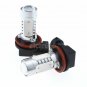 2x H11 H8 Red COB LED Projector Bulbs For Car DRL Driving Light Fog Light Bulbs