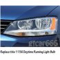 Xenon White LED Bulbs for 2011-2017 Volkswagen Jetta Daytime Running Lights DRL